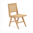 Silla de roble y ratán Marbella