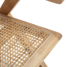 Silla de roble y ratán Massafra