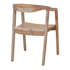 Silla de teca con brazos Iris