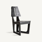 Silla de teca negra Vrsar