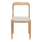 Silla de teca tapizada Aldonza