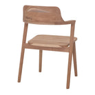 Silla de teca torneada natural Rufina