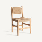 Silla de teca y cáñamo Lopud