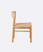 Silla de teca y cuerda de papel Cora