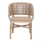 Silla de teca y cuerda Germana