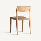 Silla de teca y cuerda Šipan