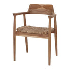 Silla de teca y fibra de banano Berto