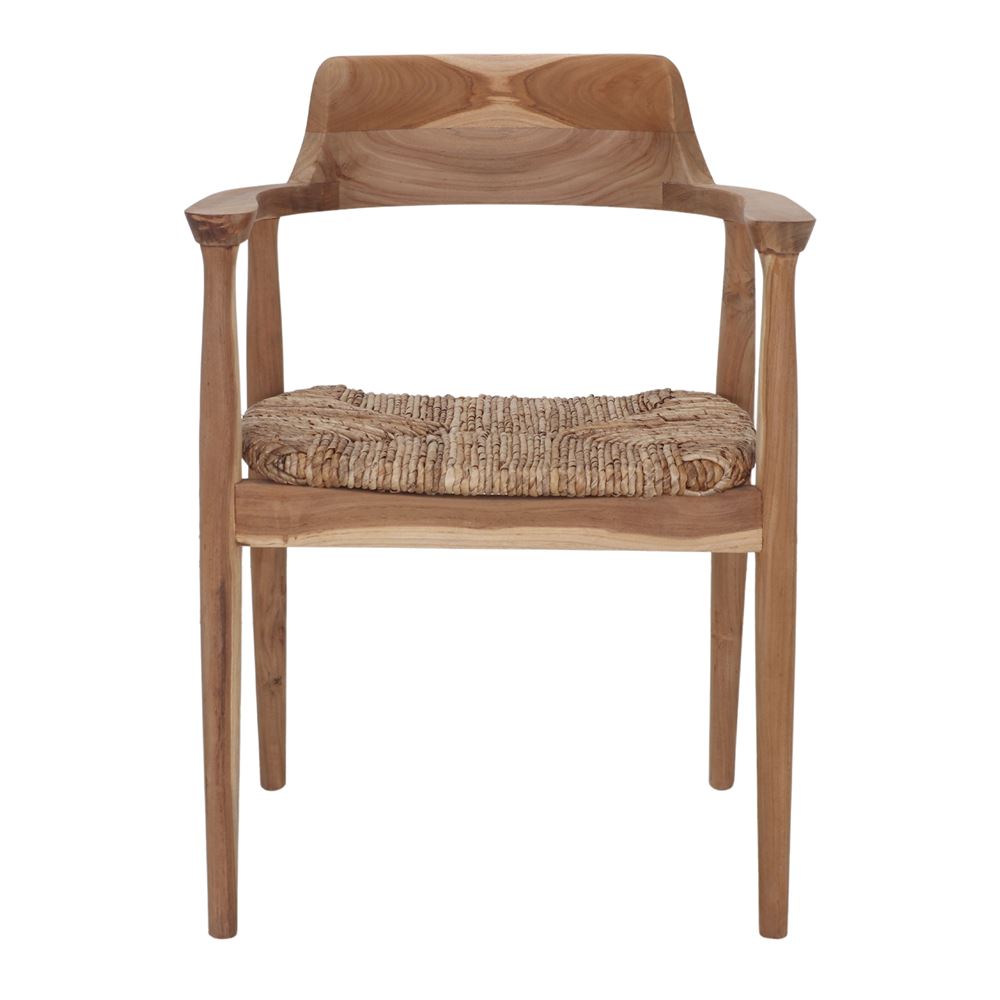 Silla de teca y fibra de banano Berto