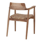 Silla de teca y fibra de banano Berto