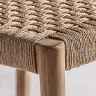 Silla de teca y fibra natural Montanejos