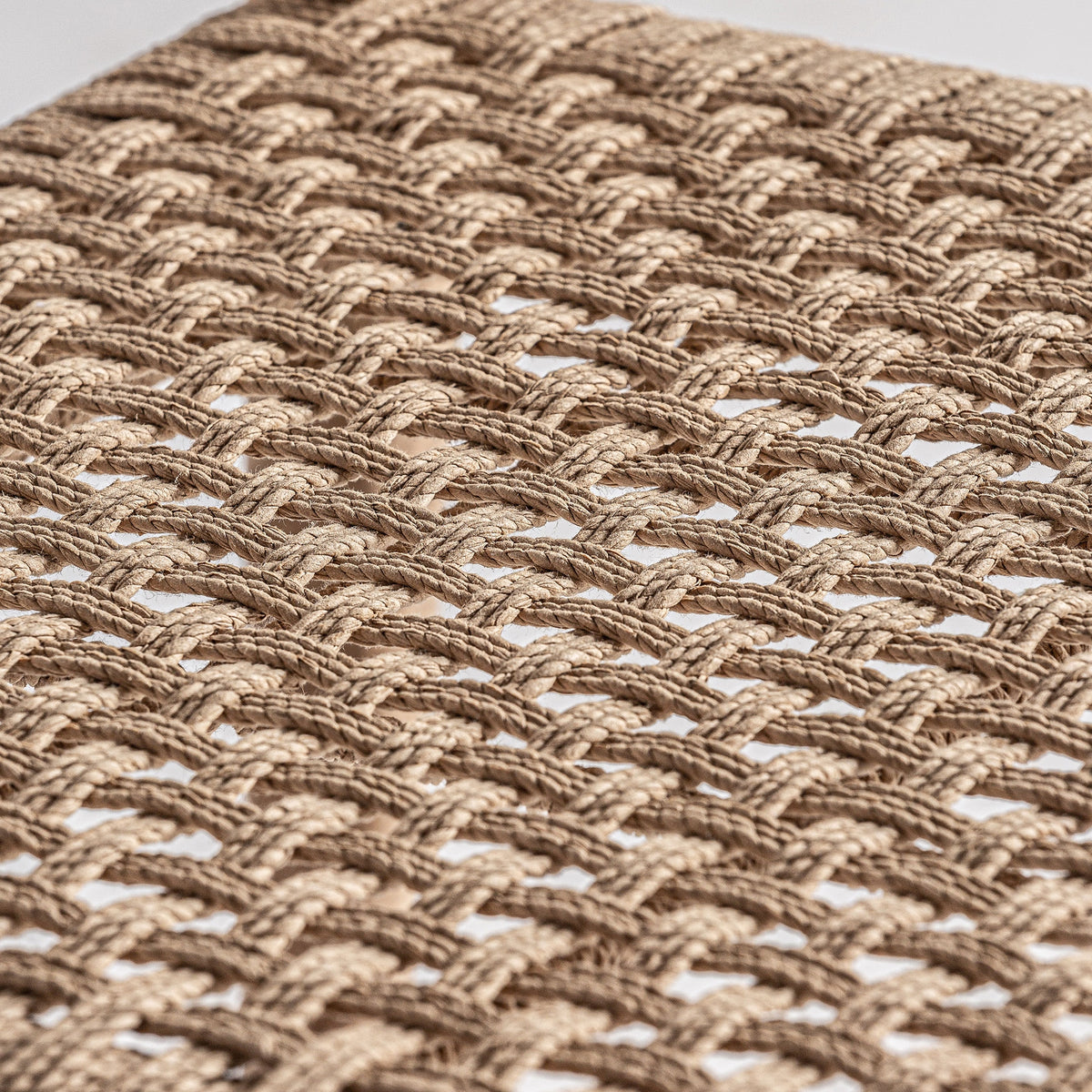 Silla de teca y fibra natural Montanejos
