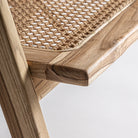 Silla de teca y raíz de teca Vistabella