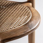 Silla de teca y ratán Portinatx