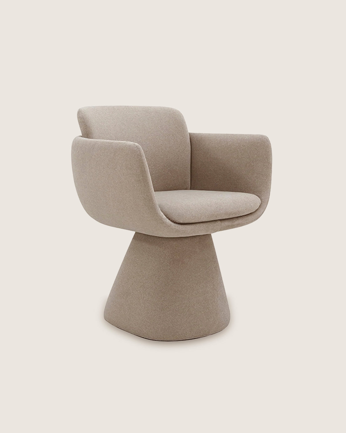 Silla giratoria Niza Velia Beige