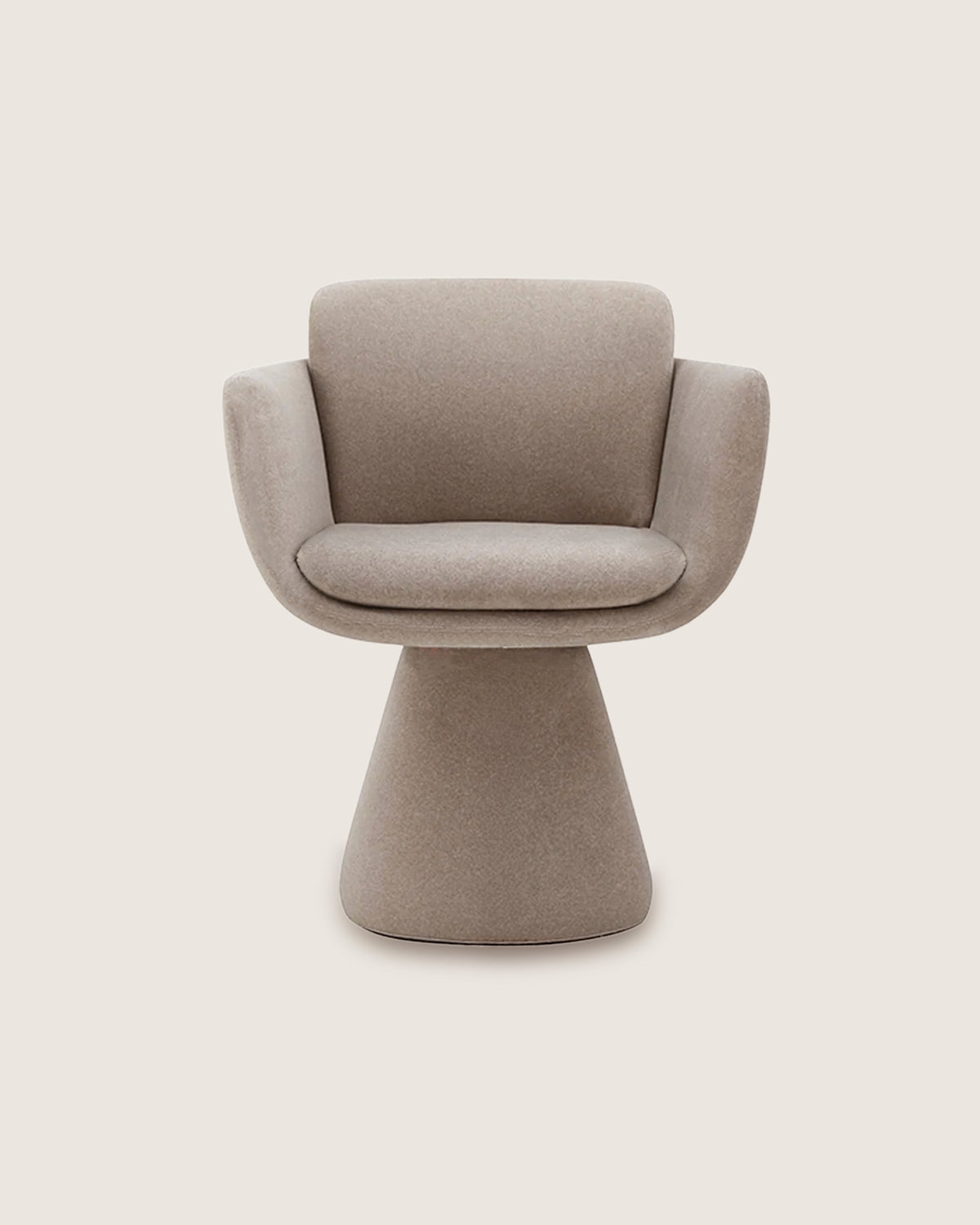 Silla giratoria Niza Velia Beige
