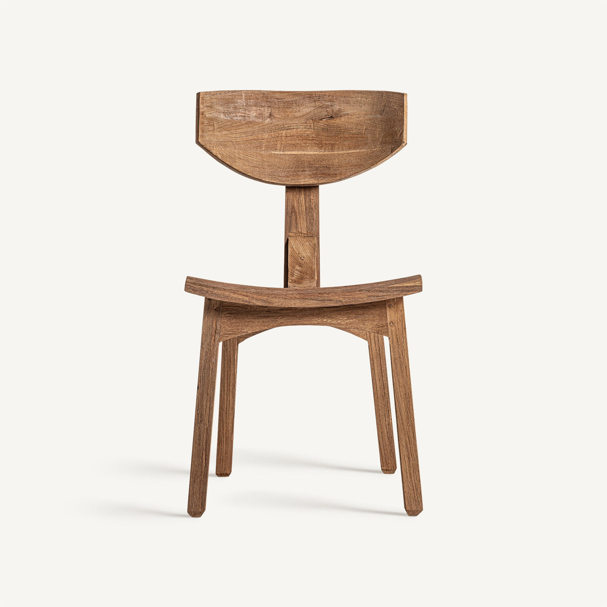 Silla plegable de teca reciclada Orebić