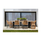 Set de 2 sillones de ratán sintético Facinas