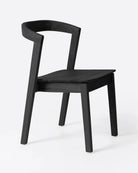 Silla sin reposabrazos de teca cepillada Arc