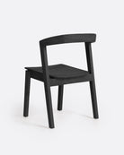 Silla sin reposabrazos de teca cepillada Arc