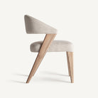 Silla tapizada beige Cala Salada