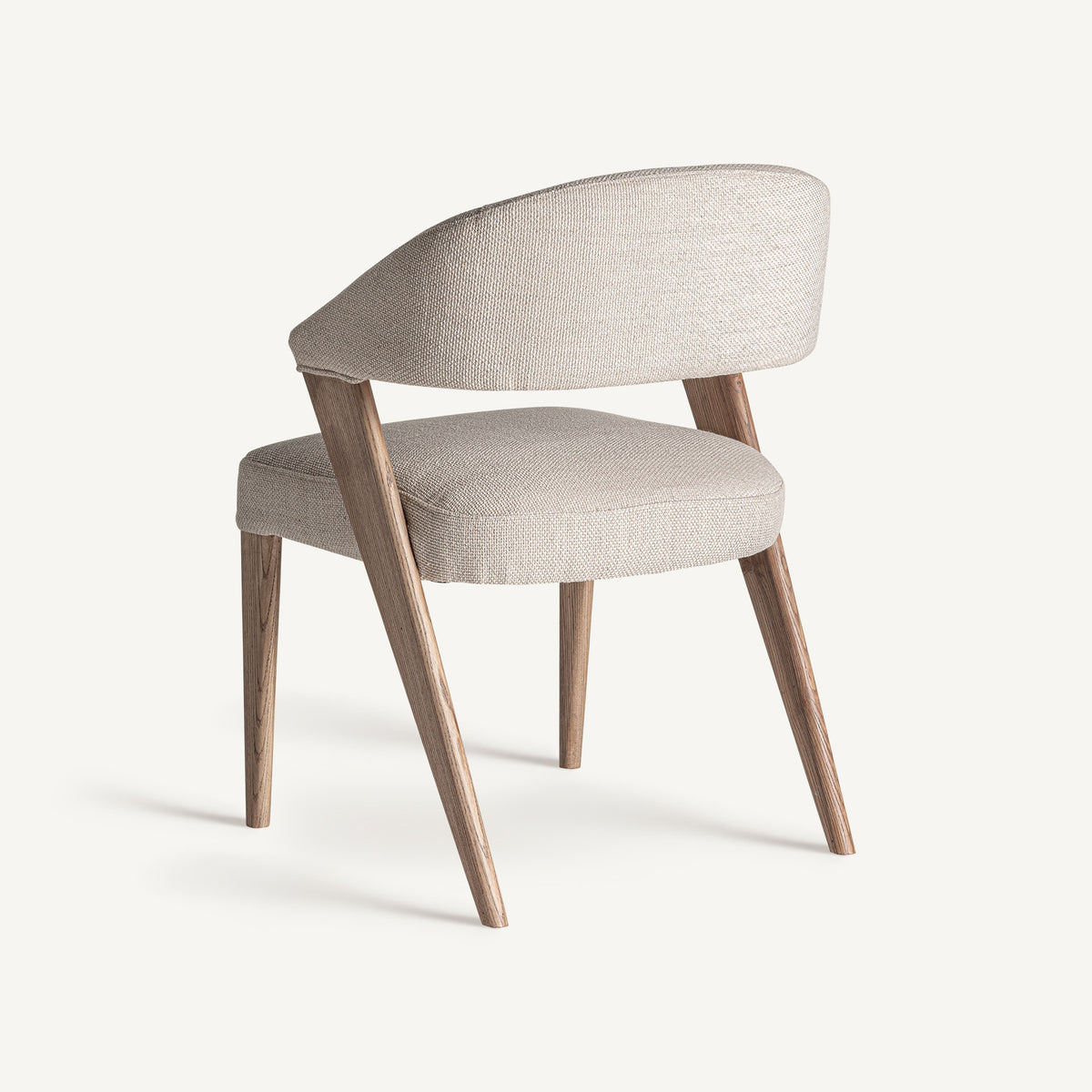 Silla tapizada beige Cala Salada