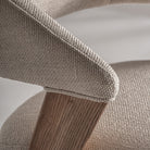 Silla tapizada beige Cala Salada