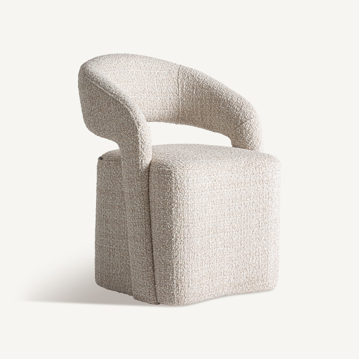 Silla tapizada crema Alpuente
