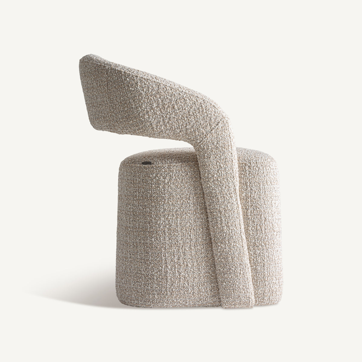 Silla tapizada crema Alpuente