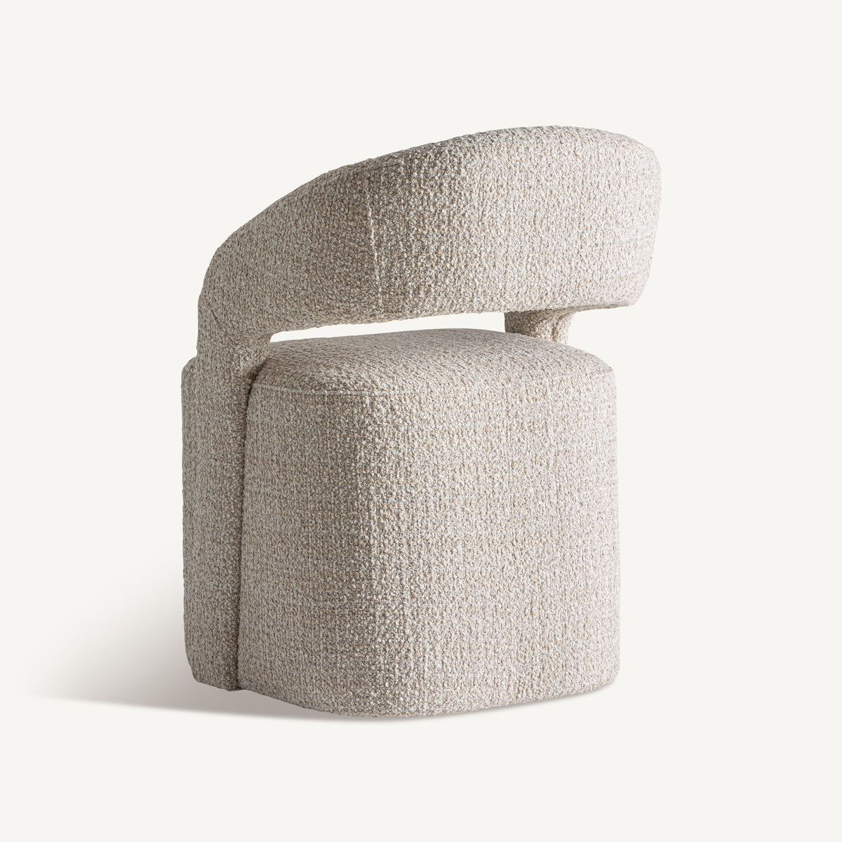 Silla tapizada crema Alpuente