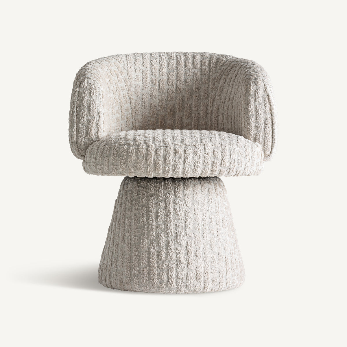 Silla tapizada de fresno beige Primošten