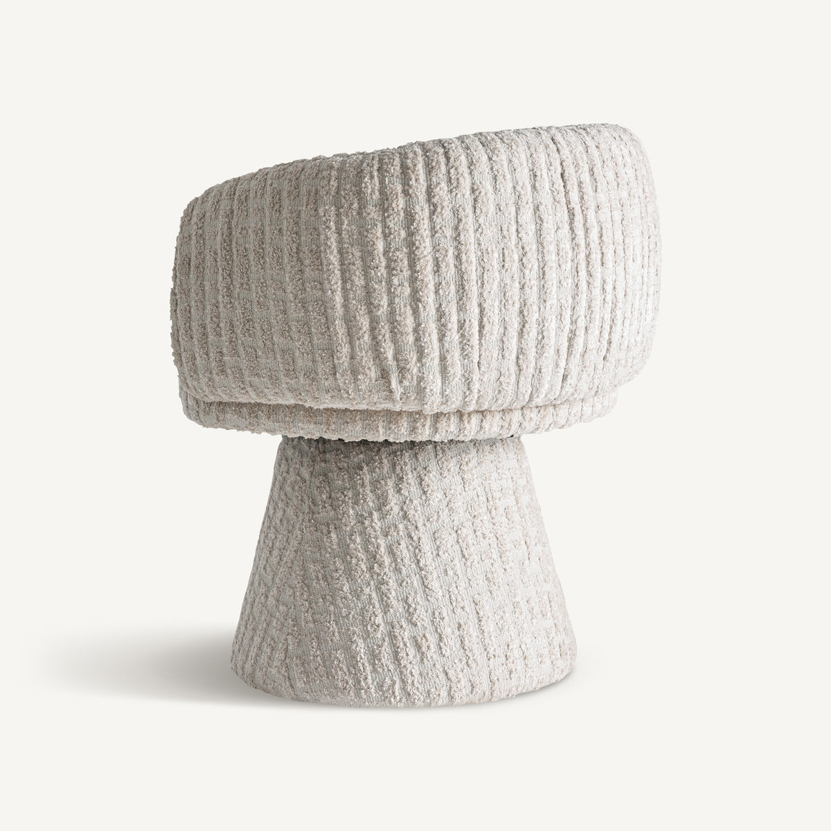 Silla tapizada de fresno beige Primošten