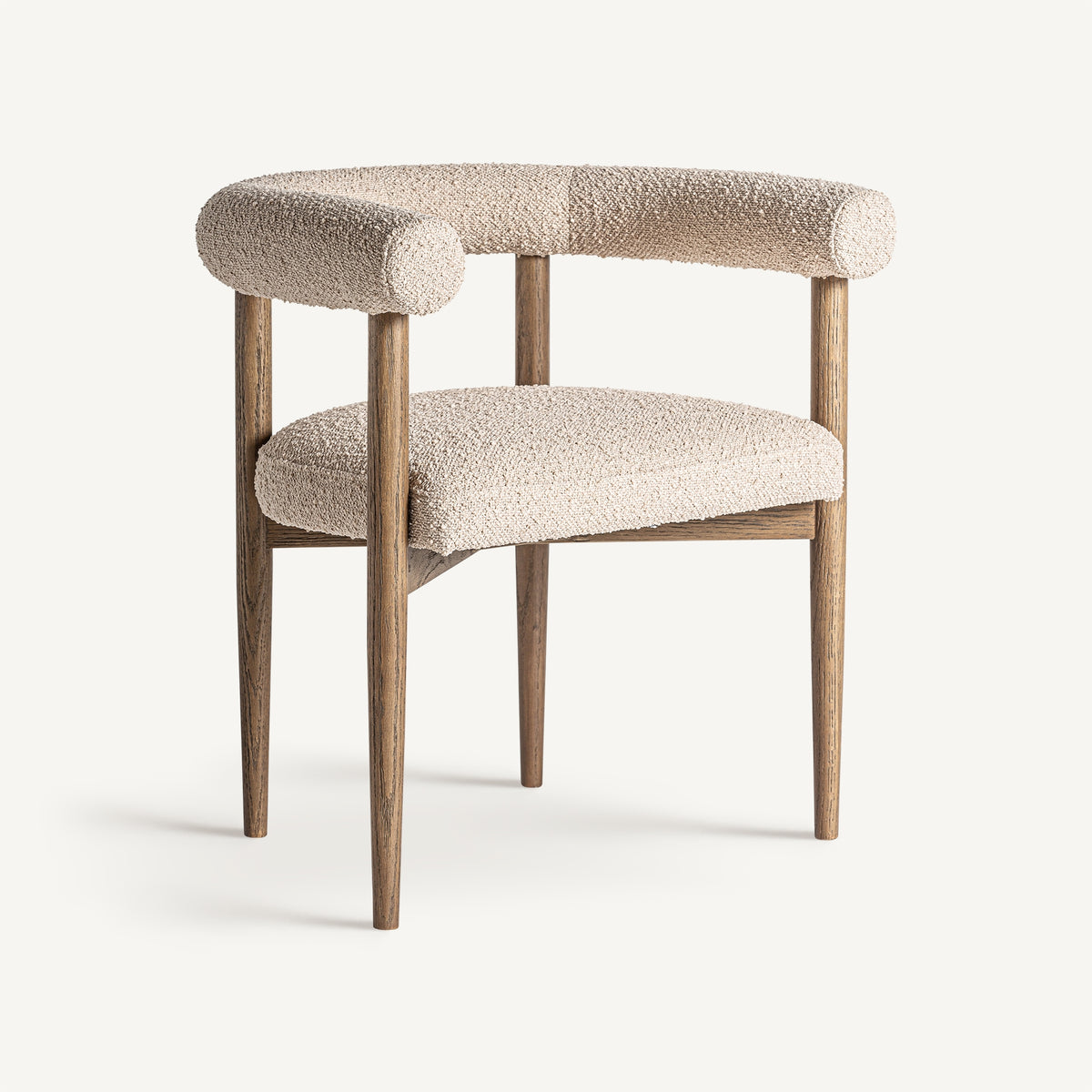 Silla tapizada de fresno Jérica