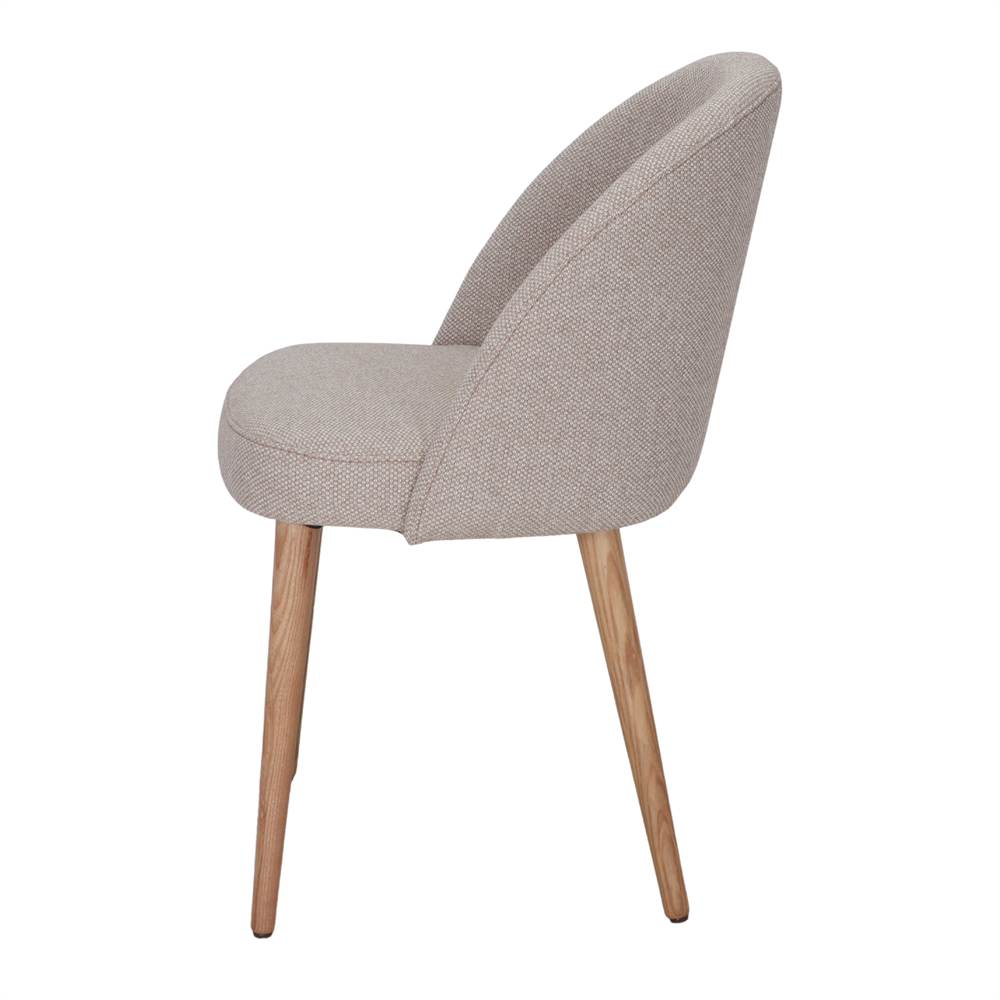 Silla tapizada de fresno Nair