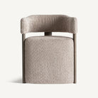 Silla tapizada de fresno topo Murter