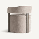 Silla tapizada de fresno topo Murter