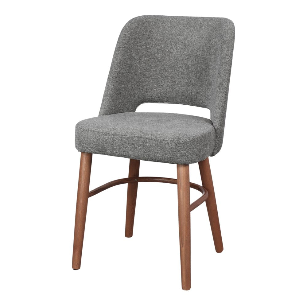 Silla tapizada de haya Levi