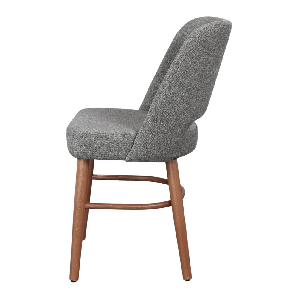 Silla tapizada de haya Levi