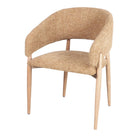 Silla tapizada de madera torneada Louise