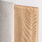 Silla tapizada de roble Laguar beige