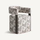 Silla tapizada estampada Parcent