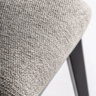 Silla tapizada gris Tirant