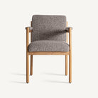 Silla tapizada gris Titaguas
