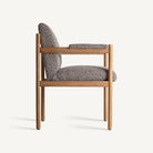 Silla tapizada gris Titaguas