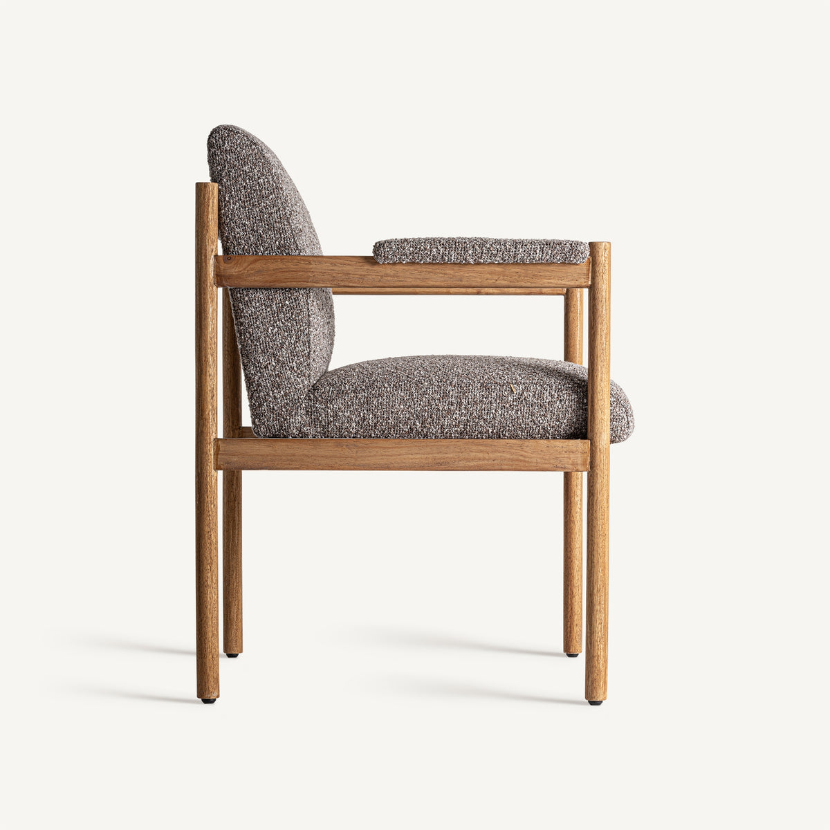 Silla tapizada gris Titaguas