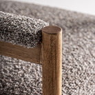 Silla tapizada gris Titaguas