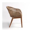 Silla de teca y cuerda Villaluenga