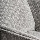 Sillón amplio tapizado gris Cala Martina