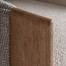 Sillón amplio tapizado marrón Cala Martina