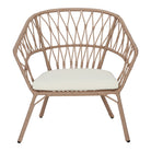 Sillón bajo de ratán sintético Zaniah