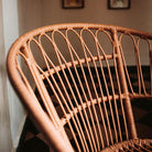 Sillón bajo de ratán sintético Zaniah